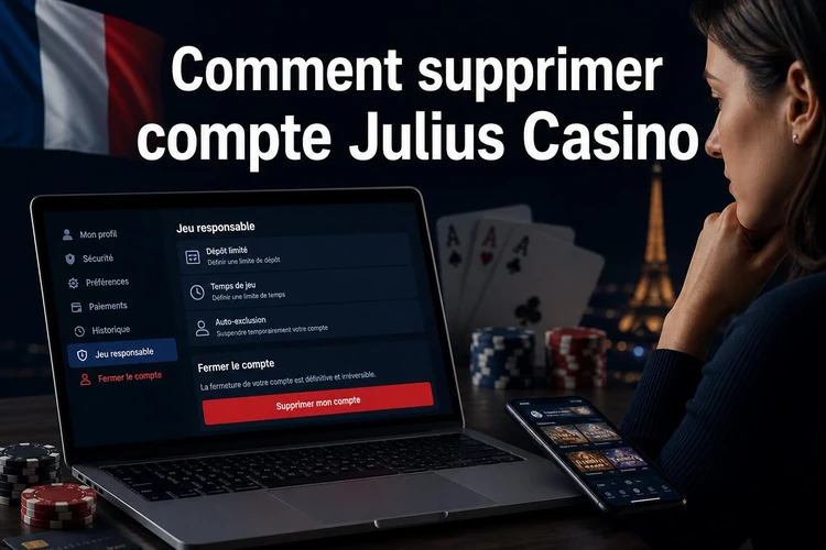 Comment supprimer compte julius casino si nécessaire