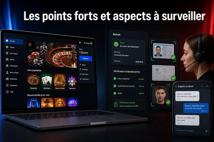 Les points forts et aspects à surveiller